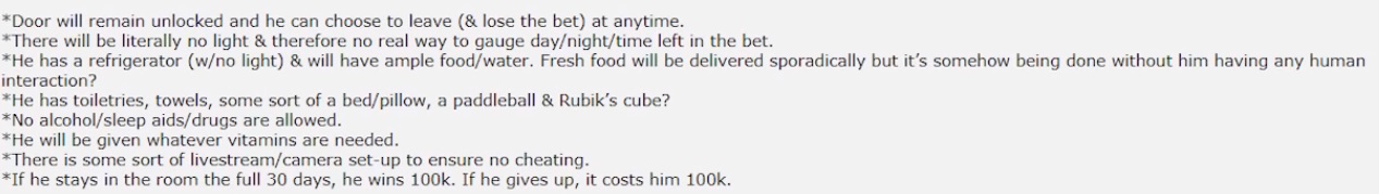 Prop bet Prop bet
