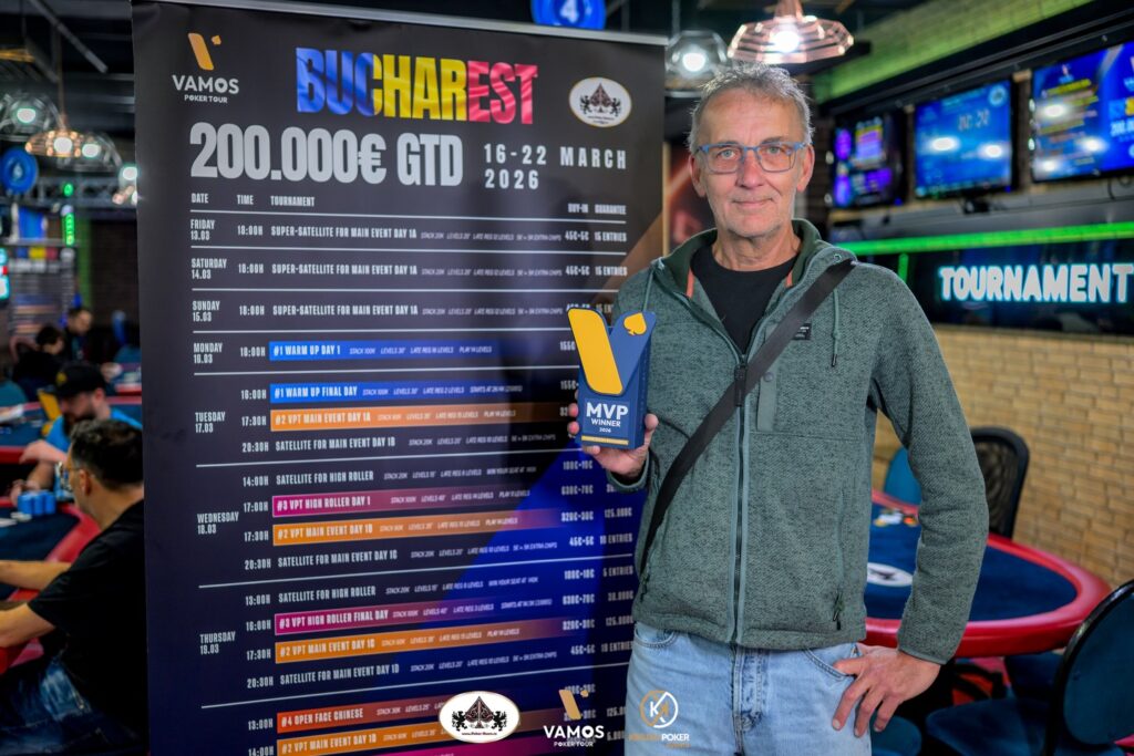 Gert Jan Blanckaert Vamos Poker Tour Bucharest 2026