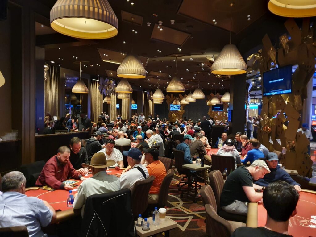 Dag 1 Aria Poker Room