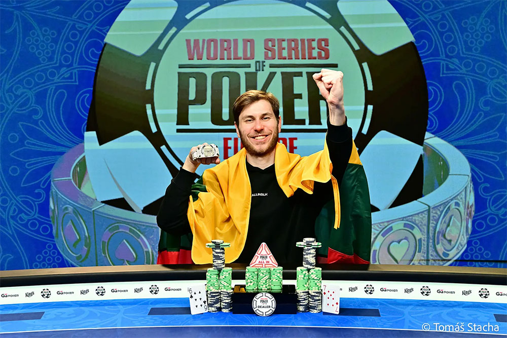 Marius Kudzmanas WSOPE 2026 Main Event