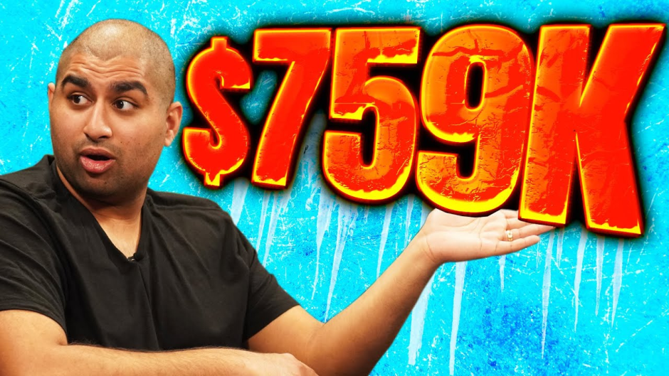 Nik Airball loses 759K bij Hustler