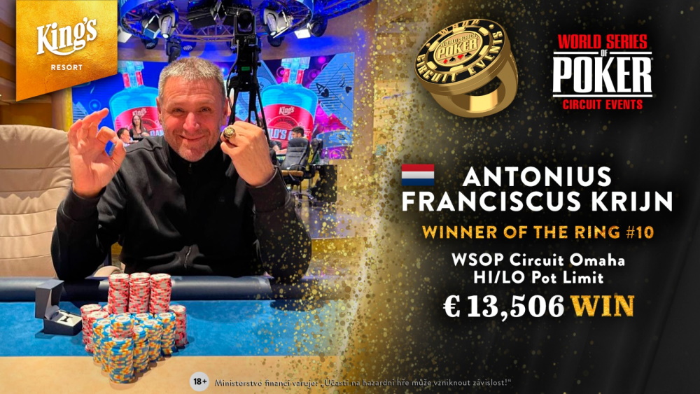 2.9.2021 WSOP Circuit Omaha HI LO Pot Limit Winner
