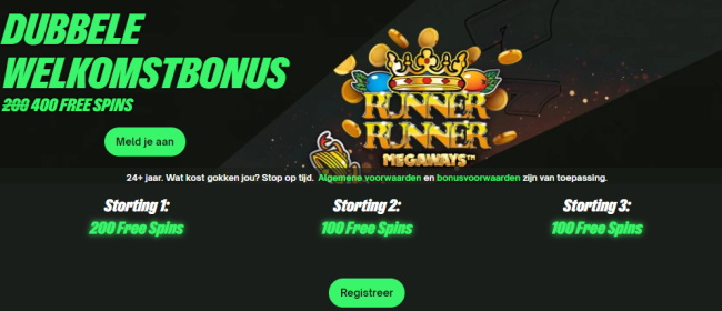 Dubbele Welkomstbonus comeon