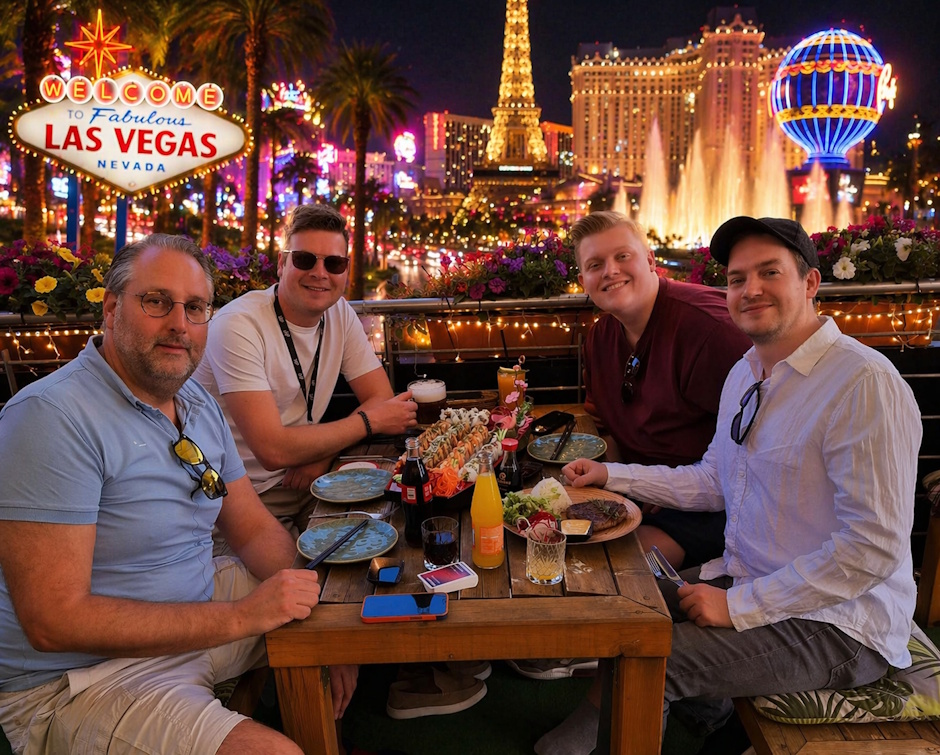 Las Vegas 2026 Hans Mark Roy Donny Stijn