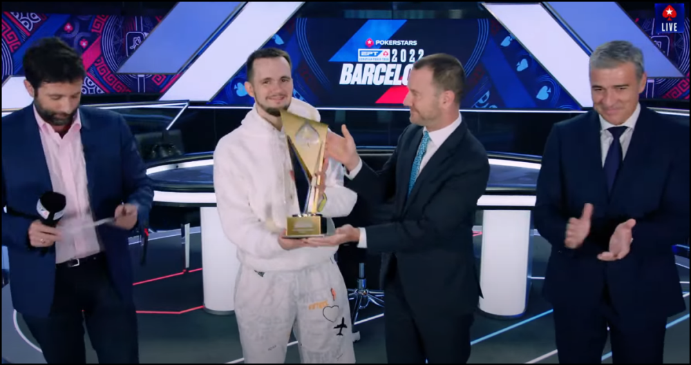 Mikita Badziakouski 100.000 SHR EPT Barcelona