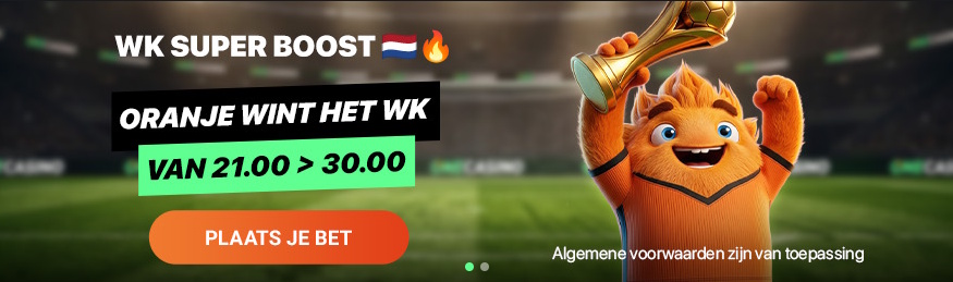 Nederland wint het WK onecasino