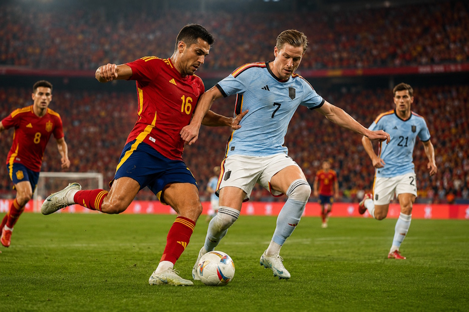 Spanje tegen Belgie