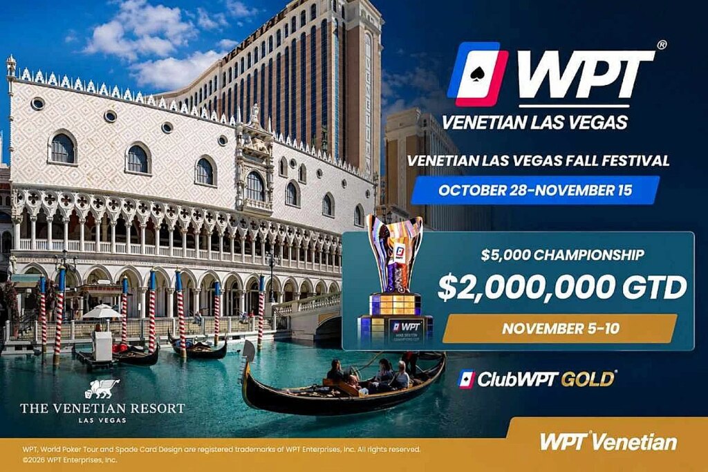 WPT Venetian Las Vegas Fall Festival 2026