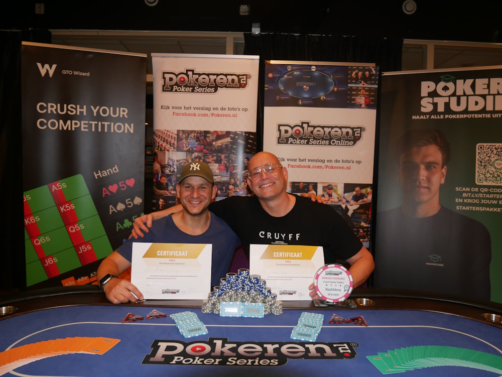 Winnaarsfoto Hoofddorp Juni Event Center Fokker Danny Swart Ahmet Gungor