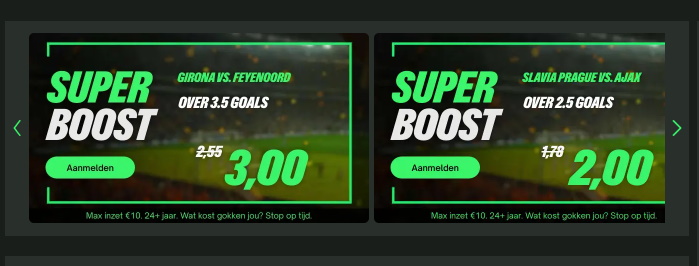 comeon boosters