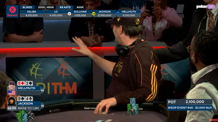 hellmuth fired up