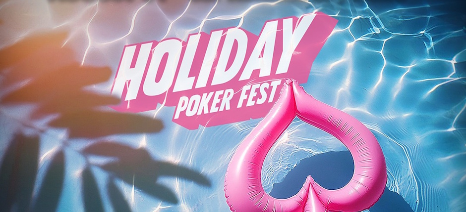 holiday poker fest banner