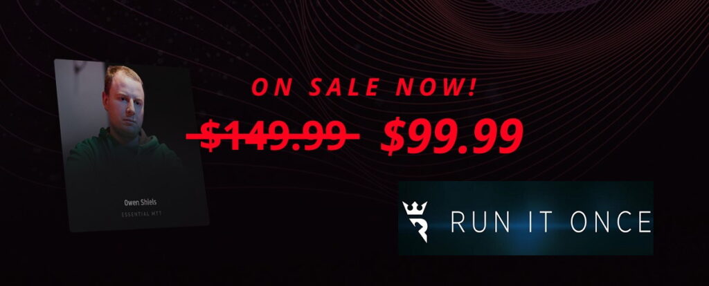 run it once poker